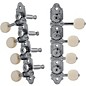 GROVER Professional Mandolin Vintage F Style 409 Series White Button Tuning Machines Chrome thumbnail