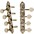 GROVER Professional Mandolin V... GROVER Professional Mandolin Vintage F Style 409 Series White Button Tuning Machines Nickel