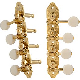 GROVER Professional Mandolin Vin... GROVER Professional Mandolin Vintage F Style 409 Series White Button Tuning Machines Gold