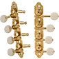 GROVER Professional Mandolin Vintage F Style 409 Series White Button Tuning Machines Gold thumbnail