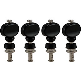 GROVER Champion #3 Series Ukulele Black Button Tuning Pegs Nickel