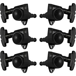 GROVER Roto-Grip Locking Super Rotomatics 509 Series Tuning Machines Black Chrome