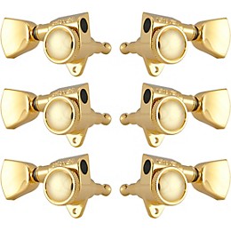 GROVER Roto-Grip Locking Rotomatics 502 Series Keystone Button Tuning Machines Gold