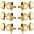 GROVER Roto-Grip Locking Rotomatics 50... GROVER Roto-Grip Locking Rotomatics 502 Series Standard Button Tuning Machines Gold