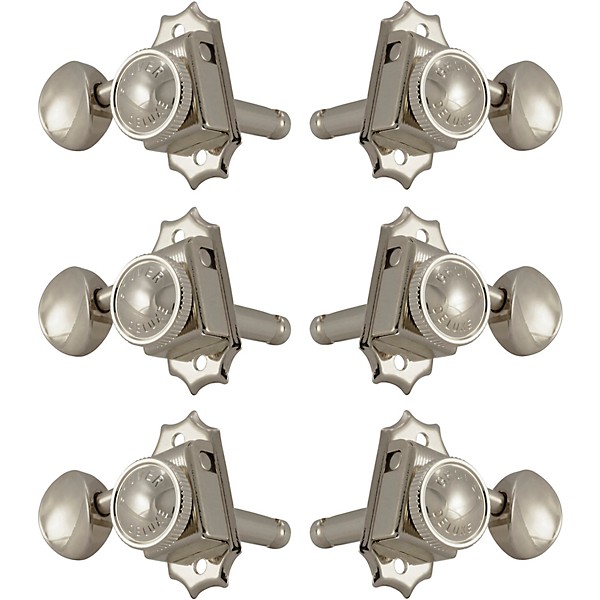 GROVER Roto-Grip Locking Vintage 533 Series Tuning Machines Nickel 3+3