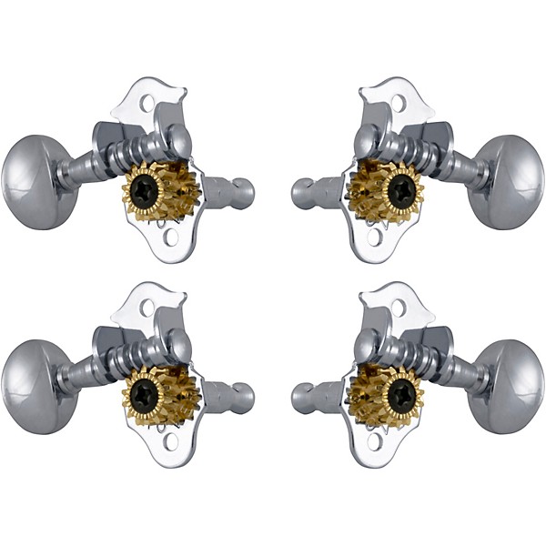 GROVER Sta-Tite Ukulele #8 Series Tuning Machines Chrome