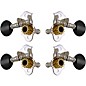 GROVER Sta-Tite Ukulele #9 Series Black Button Tuning Machines Chrome thumbnail