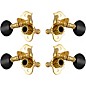 GROVER Sta-Tite Ukulele #9 Series Black Button Tuning Machines Gold thumbnail