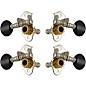 GROVER Sta-Tite Ukulele #9 Series Black Button Tuning Machines Nickel thumbnail