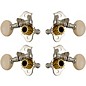 GROVER Sta-Tite Ukulele #9 Series White Button Tuning Machines Nickel thumbnail