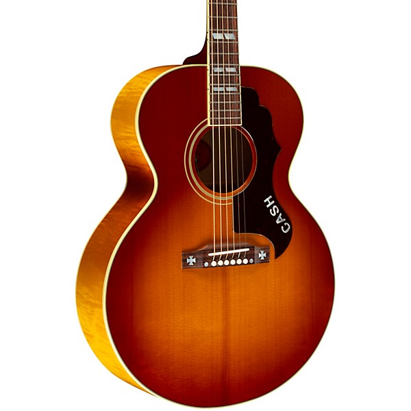 Gibson Rosanne Cash J-185 Signature Limited-Edition Acoustic-Electric Guitar Heritage Cherry Sunburst