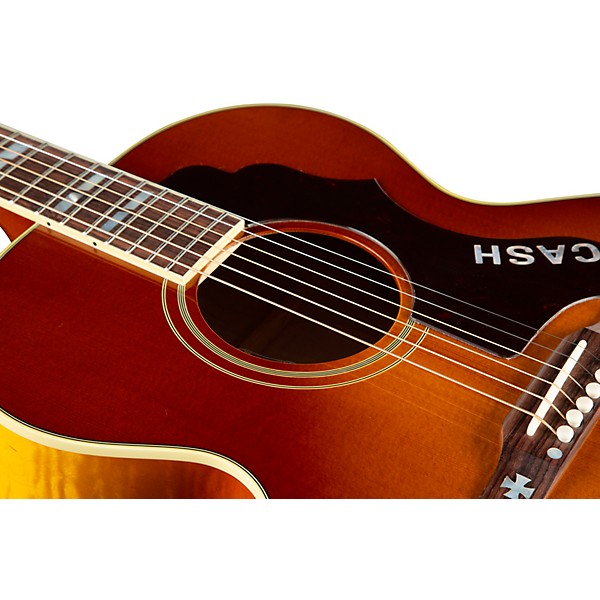 Gibson Rosanne Cash J-185 Signature Limited-Edition Acoustic-Electric Guitar Heritage Cherry Sunburst