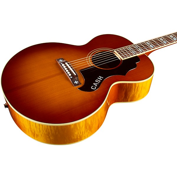 Gibson Rosanne Cash J-185 Signature Limited-Edition Acoustic-Electric Guitar Heritage Cherry Sunburst