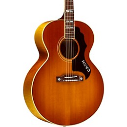 Gibson Rosanne Cash J-185 Signature Limited-Edition Acoustic-Electric Guitar Heritage Cherry Sunburst