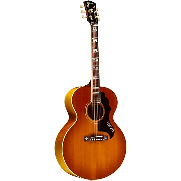 Gibson Rosanne Cash J-185 Signature Limited-Edition Acoustic-Electric Guitar Heritage Cherry Sunburst