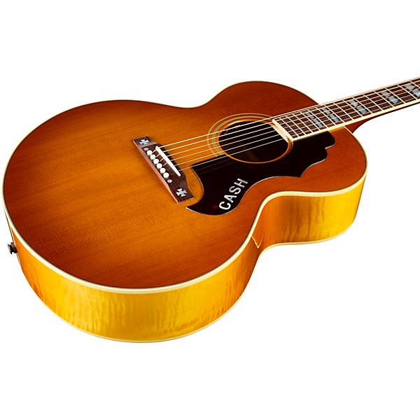 Gibson Rosanne Cash J-185 Signature Limited-Edition Acoustic-Electric Guitar Heritage Cherry Sunburst