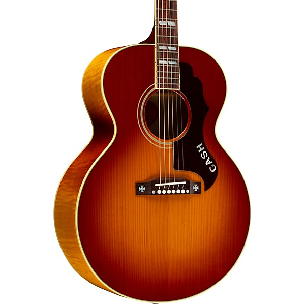 Gibson Rosanne Cash J-185 Signature Limited-Edition Acoustic-Electric Guitar Heritage Cherry Sunburst