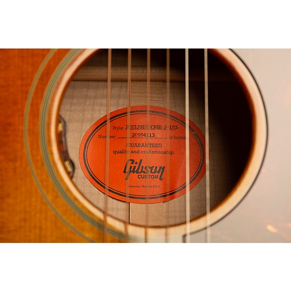 Gibson Rosanne Cash J-185 Signature Limited-Edition Acoustic-Electric Guitar Heritage Cherry Sunburst