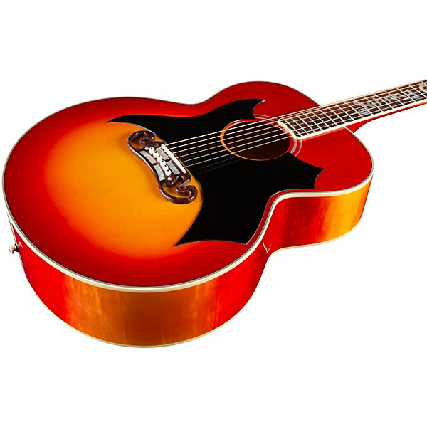 Gibson Johnny Cash SJ-200 Signature Limited-Edition Acoustic-Electric Guitar Vintage Cherry Sunburst