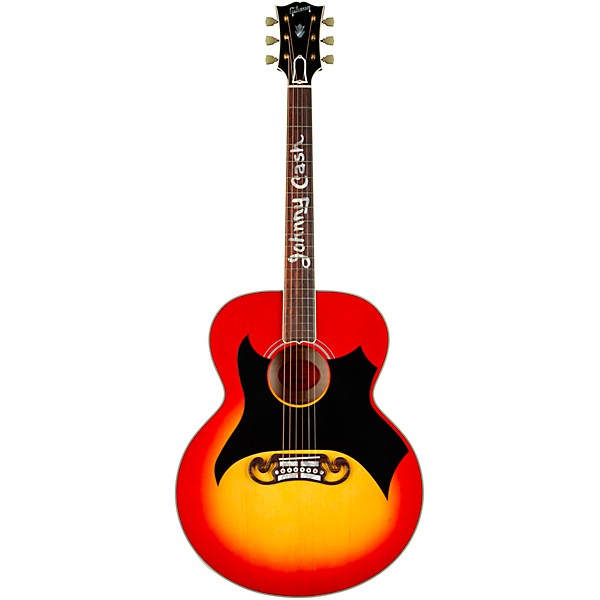 Gibson Johnny Cash SJ-200 Signature Limited-Edition Acoustic-Electric Guitar Vintage Cherry Sunburst