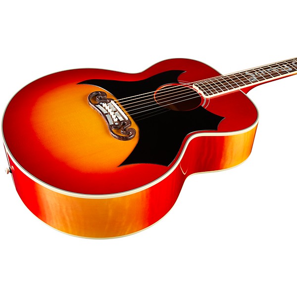 Gibson Johnny Cash SJ-200 Signature Limited-Edition Acoustic-Electric Guitar Vintage Cherry Sunburst