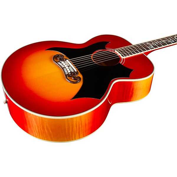 Gibson Johnny Cash SJ-200 Signature Limited-Edition Acoustic-Electric Guitar Vintage Cherry Sunburst