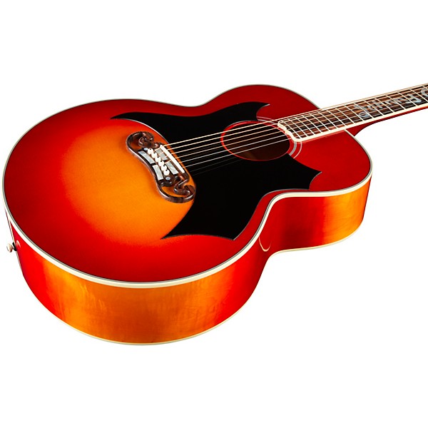 Gibson Johnny Cash SJ-200 Signature Limited-Edition Acoustic-Electric Guitar Vintage Cherry Sunburst