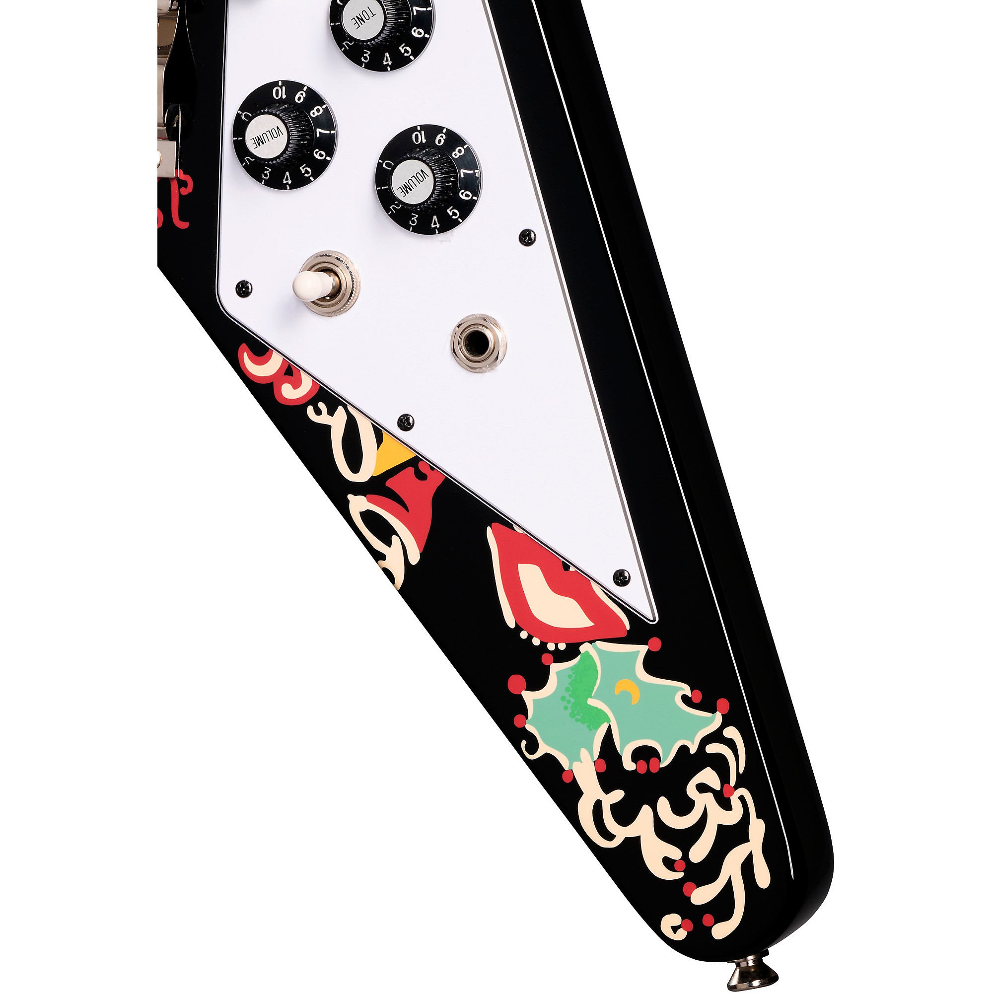 ギター Epiphone Flying V jimi hendrix love drop Epi Hendrix Love Drops V – Motor City Guitar