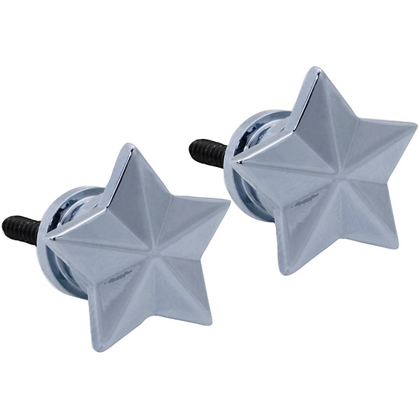 GROVER Star Artist Strap Buttons Chrome