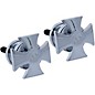 GROVER Iron Cross Artist Strap Buttons Chrome thumbnail