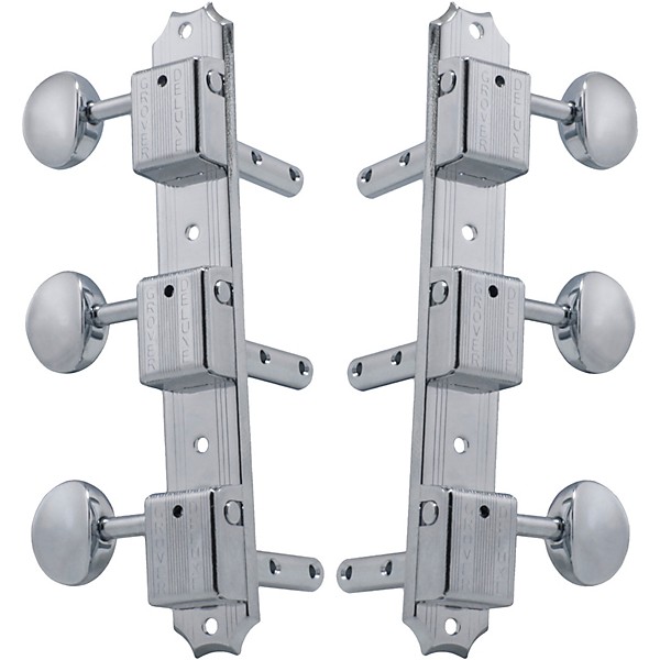 GROVER Vintage Deluxe 138 Series Tuning Machines Chrome