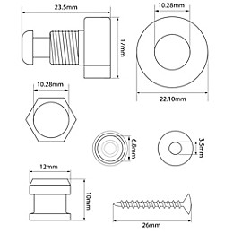 GROVER Strap Locks Black