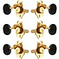 GROVER Sta-Tite With 18:1 Gear Ratio 97-18 Series Ebony Button Tuning Machines Gold thumbnail