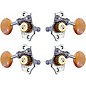 GROVER Sta-Tite Ukulele With 18:1 Gear Ratio U98-18 Series Amber Acryllic Button Tuning Machines Chrome thumbnail