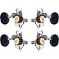 GROVER Sta-Tite Ukulele With 18:1 Gear Ratio U98-18 Series Ebony Button Tuning Machines Chrome thumbnail