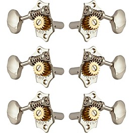 GROVER Sta-Tite With 18:1 Gear Ratio 97-18 Series Nickel Button Tuning Machines Nickel