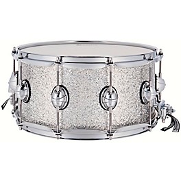 Premier Genista Maple Snare Drum 14 x 5.5 in. Silver Sparkle Premier Genista Maple Snare Drum 14 x 7 in. Silver Sparkle