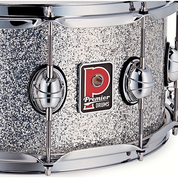 Premier Genista Maple Snare Drum 14 x 7 in. Silver Sparkle
