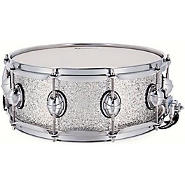 Premier Genista Maple Snare Drum 14 x 5.5 in. Silver Sparkle Premier Genista Maple Snare Drum 14 x 5.5 in. Silver Sparkle