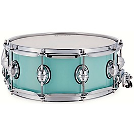 Premier Genista Maple Snare Drum 14 x 5.5 in. Silver Sparkle Premier Genista Maple Snare Drum 14 x 5.5 in. Pistachio