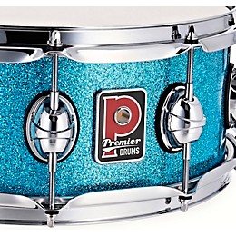 Premier Genista Classic Birch Snare Drum 14 x 5.5 in. Aqua Sparkle