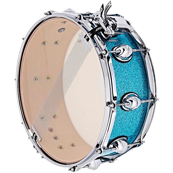 Premier Genista Classic Birch Snare Drum 14 x 5.5 in. Aqua Sparkle