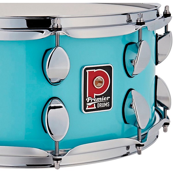 Premier Elite Maple 4-Ply Snare Drum 14 x 6.5 in. Babe Blue