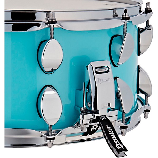 Premier Elite Maple 4-Ply Snare Drum 14 x 6.5 in. Babe Blue