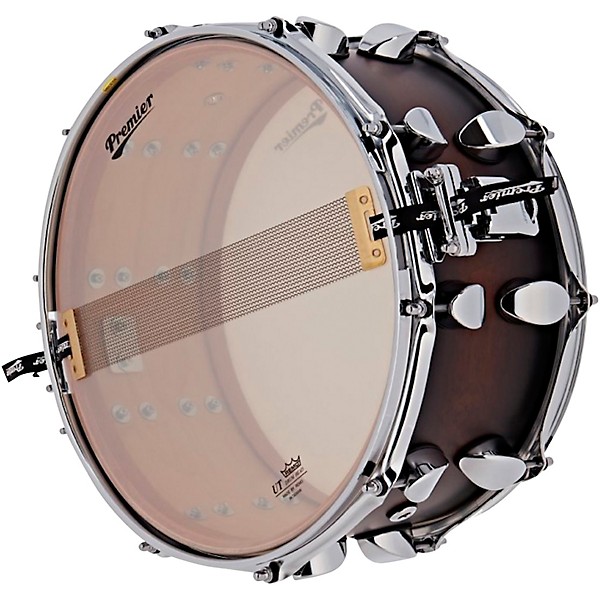 Premier Elite Maple 4-Ply Snare Drum 14 x 6.5 in. Walnut Satin Burst
