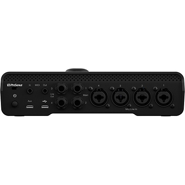 PreSonus Quantum ES4 Audio Interface with JBL 3 Series Studio Monitor Pair (Cables & Stands Included) 305MKII