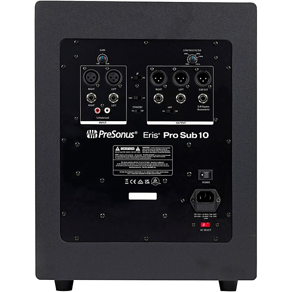 PreSonus Quantum ES4 Audio Interface with Eris 2nd Gen Studio Monitor Pair & Pro Sub10 (Cables & Stands Included)