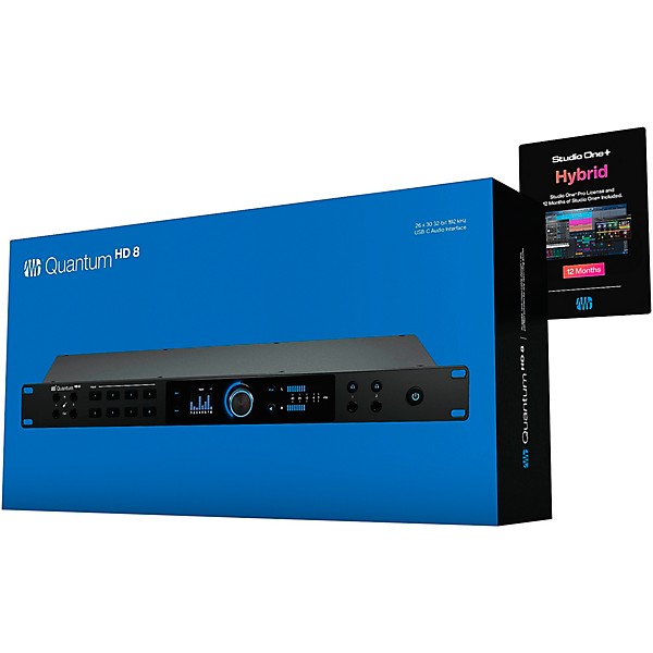 PreSonus Quantum HD8 Audio Interface with Eris 2nd Gen 5" Studio Monitor Pair & SUB8BT (Stands & Cables Included)