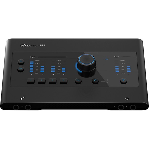 PreSonus Quantum ES4 Audio Interface with Yamaha HS Series Studio Monitor Pair (Cables & Stands Included) HS5