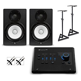 PreSonus Quantum ES4 Audio Interface with Yamaha HS Series Studio Monitor Pair (Cables & Stands Included) HS8